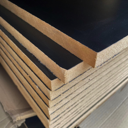 MDF 1500x250 18 mm dwustronnie laminowana czarna